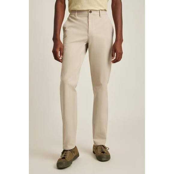 Bonobos Stretch Washed Chino 2.0 Fossil Grey Athletic Fit Sz 30/28 NEW